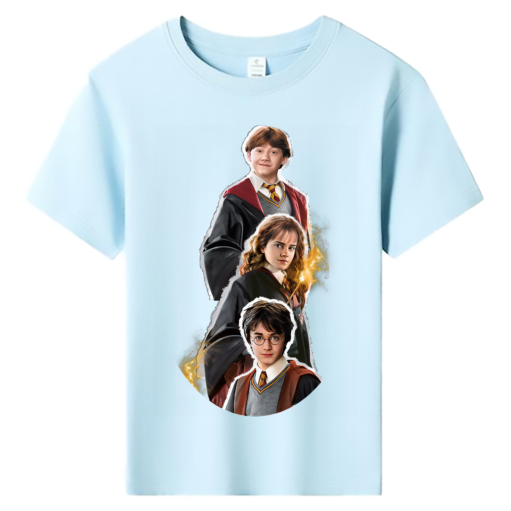 （画像用） Harry Potter ハリー・ポッターシリーズ 綿100％キッズTシャツ（フロントプリント）